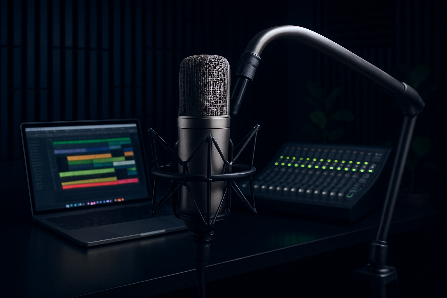 professional recording studio setup